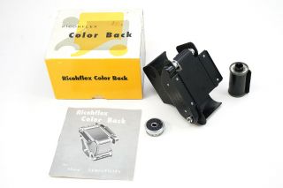 Ricohflex Color Back For Ricoh Tlr Camera Complete Rare