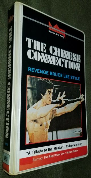 Bruce Lee The Chinese Connection Vhs Rare Master Arts Video Edition
