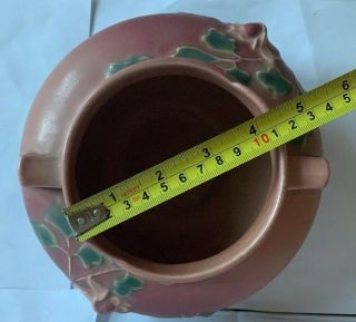 Antique Roseville Pottery - Pink Jardiniere Planter 655 - 4 @ 1940 3