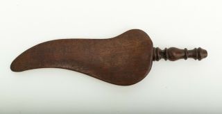 Carved Wooden Treen Knitting Sheath 19th Century