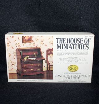 X - Acto The House Of Miniatures “chippendale Desk Circa 1750 - 1790” 40017