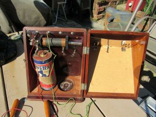 Antique Dry Cell Battery Electric Machine Quack Medical Shock Therapy