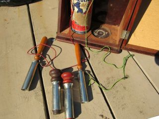 Antique Dry Cell Battery Electric Machine Quack Medical Shock Therapy 2