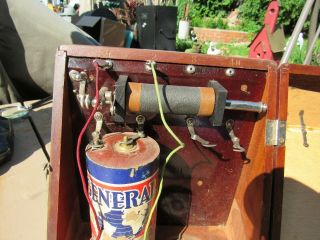 Antique Dry Cell Battery Electric Machine Quack Medical Shock Therapy 3