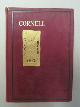 Rare Cornell University 1913 Class Yearbook,  Leather Bound