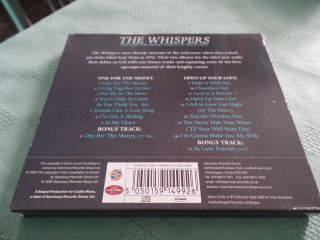 The Whispers 2 x LP on 1 CD with bonus tracks Rare Soul Train 2