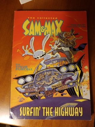The Collected Sam And Max (1995,  Paperback) Rare Comic Tpb
