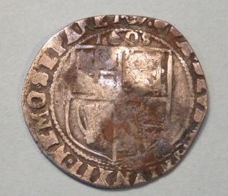 1608 Great Britain 6 Pence Silver World Coin Rare King James I England