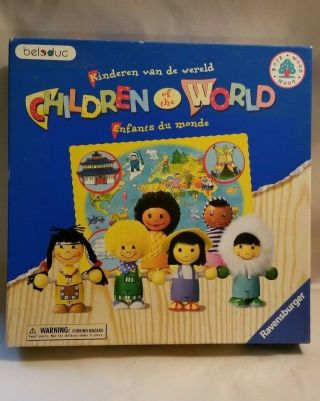 Rare Beleduc Ravensburger Children Of The World Game 2003 Educational Complete