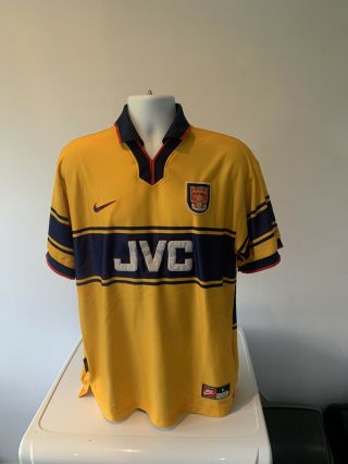 Arsenal Ultra Rare 1997/98 Away Shirt Large Adults