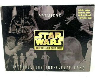Rare 1995 Star Wars Premiere Customizable Card Game Set