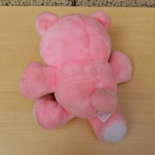 Vintage Nosy Bear Playskool Plush Heartfelt Pink Hearts Rare HTF 3