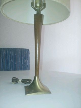 Mid Century Danish Modern Teak Lamp 2