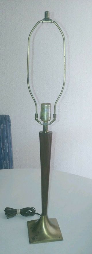 Mid Century Danish Modern Teak Lamp 3
