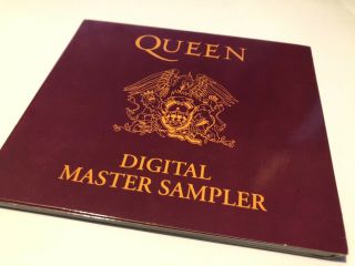 Queen Digital Master Sampler Rare Promo Cd Digipak Sleeve