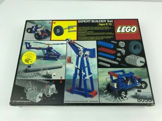 Vintage Lego 8050 Expert Builder Set Box Only Very - No Technic Branding