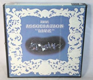 7 " Reel Tape - The Association Live (rare) 3.  75 Ips Play Box W