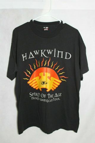 1995 Vintage Rare Hawkwind Spirit Of The Age Tour Concert T - Shirt