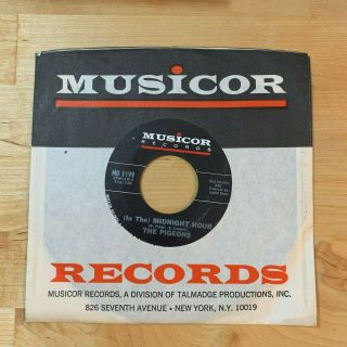 Rare The Pigeons (in The) Midnight Hour /stick In My Corner Psych 45 Musicor Vg,