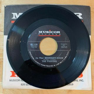 RARE The Pigeons (In The) Midnight Hour /Stick in My Corner Psych 45 Musicor VG, 2