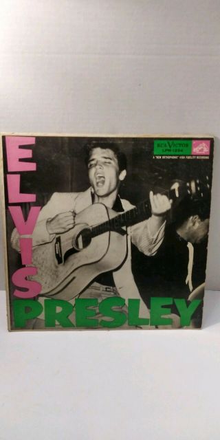 Rare 1956 Orig Elvis Presley Lp Self Titled 1st Album Lpm 1254 Mono