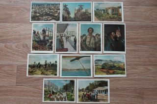 A rare set postcards Soviet Russia 1964.  The Cuban revolution. 3