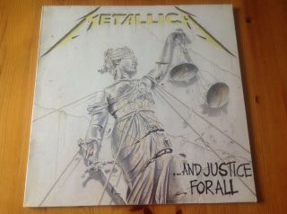 Metallica - And Justice For All 2x Vinyl Lp 1988 Vertigo 836062 1 Rare Beauty