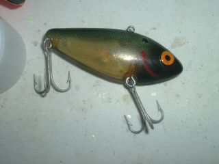 old fishing lures Early Bomber Pinfish RARE Color Shad Lipless Texas Bait LOOK 2
