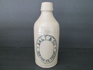 Antique Salt & Co.  Burton - On - Trent Stoneware Beer Mid 1800 