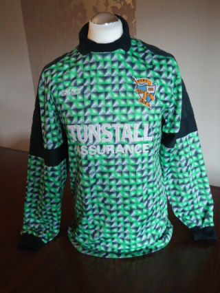 Port Vale 1993 Valiant Leisure L/s Goalkeeper Shirt Medium Adults Rare