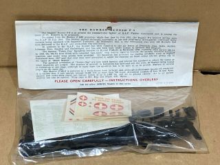 Airfix 1/72 Hawker Hunter F.  6,  type 2 bagged issue rare series 2 kit. 2
