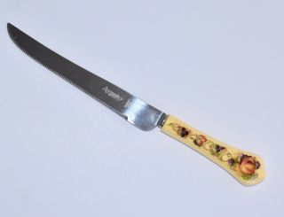 Rare - Aynsley Orchard Gold Knife - Serrated / Bread Knife (25.  7cm)