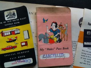 Vintage 1966 Disney Snow White Savings Passbook W/ Ad Very Rare Item