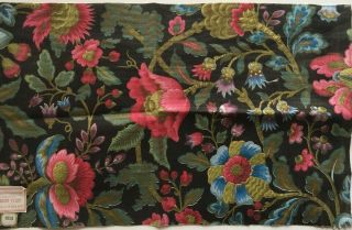 Charming Late 19th,  Early 20th C.  French Printed Cotton Tapestry Fabric (2825)