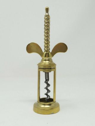 Antique Brass Corkscrew Late 19th Century 