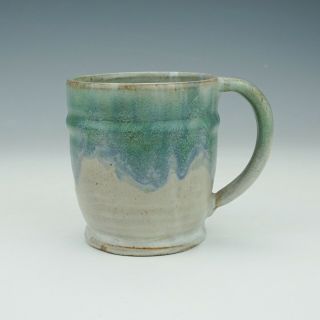 Antique Upchurch Arts & Crafts Studio Pottery - Drip Glaze Tankard Mug