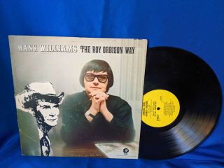 Hank Williams Lp The Roy Orbison Way Mgm Promo Se - 4683 Rare 1970