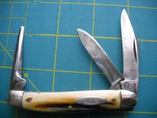 Old Antique Case Xx 3 1/4 Inch 3 Bld Pocket Knife