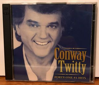 Conway Twitty 41/forty - One 1 Hits 2 Cd Rare Oop Greatest Heartland