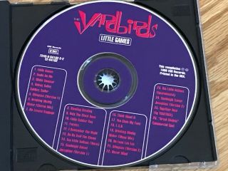 The Yardbirds: Little Games CD 1996 EMI Jeff Beck Eric Clapton Jimmy Page Rare 3