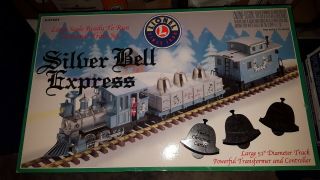 Lionel Silver Bells Express Christmas Rare Train Set Pre - Owned No Switch 8 - 81084