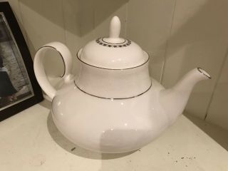 Rare Royal Doulton China Lace Point Medium Teapot Tea Coffee - To Clear Final