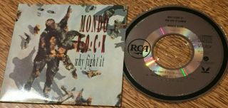 Mondo Rock: Why Fight It? Very Rare Australian 2 Trk Cd Single - 1990 - Card Slv