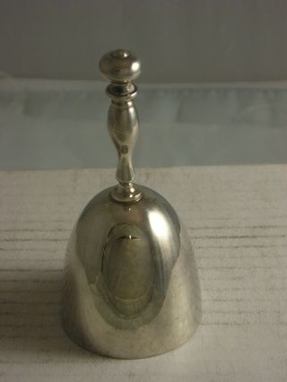 Quality Small Silver Plated Table Bell Very Useful And Unusual Item