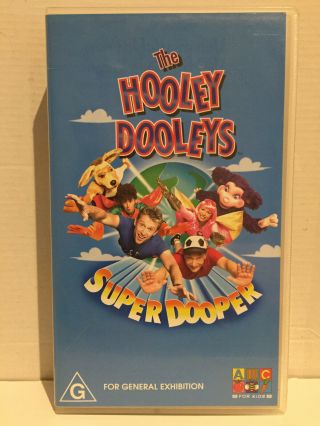 The Hooley Dooleys Dooper Abc For Kids Rare Vhs Video