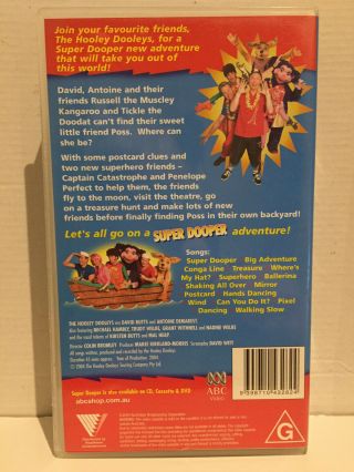 THE HOOLEY DOOLEYS DOOPER ABC FOR KIDS RARE VHS VIDEO 2