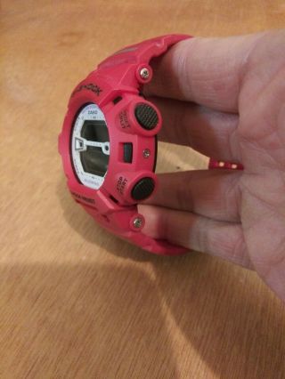 Rare Red Casio G Shock G - 9000MX 3031 Module Mudman Alarm Chrono Mens Watch 3