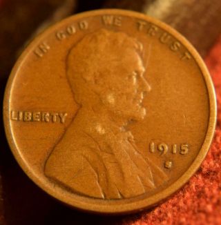 Rare 1915 - S U.  S.  Coin Old Lincoln Head Liberty 1 One Cent Us Antique Penny