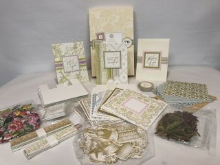 Rare Anna Griffin Engraved Endearments Pop - Up Card Making Kit 3 Completed Cards