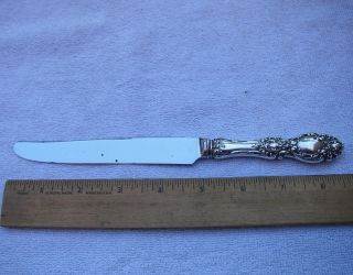 Wallace Sterling Lucerne (1896) Luncheon Knife - French Blade - No Mono